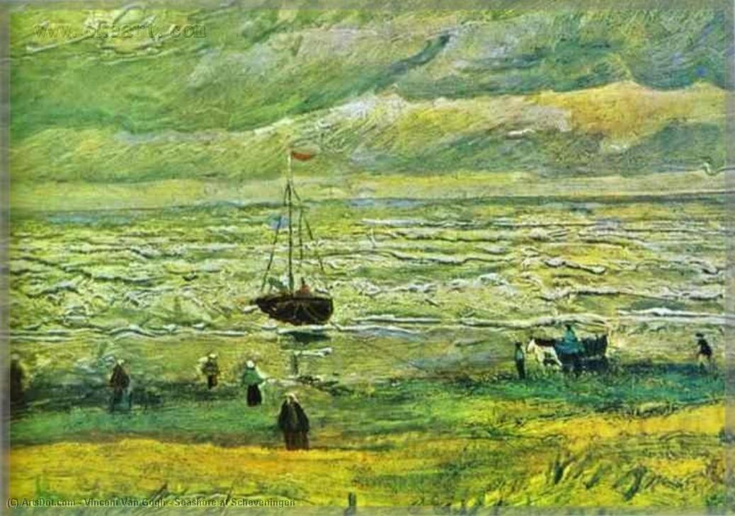 Wikioo.org - The Encyclopedia of Fine Arts - Painting, Artwork by Vincent Van Gogh - Seashore at Scheveningen