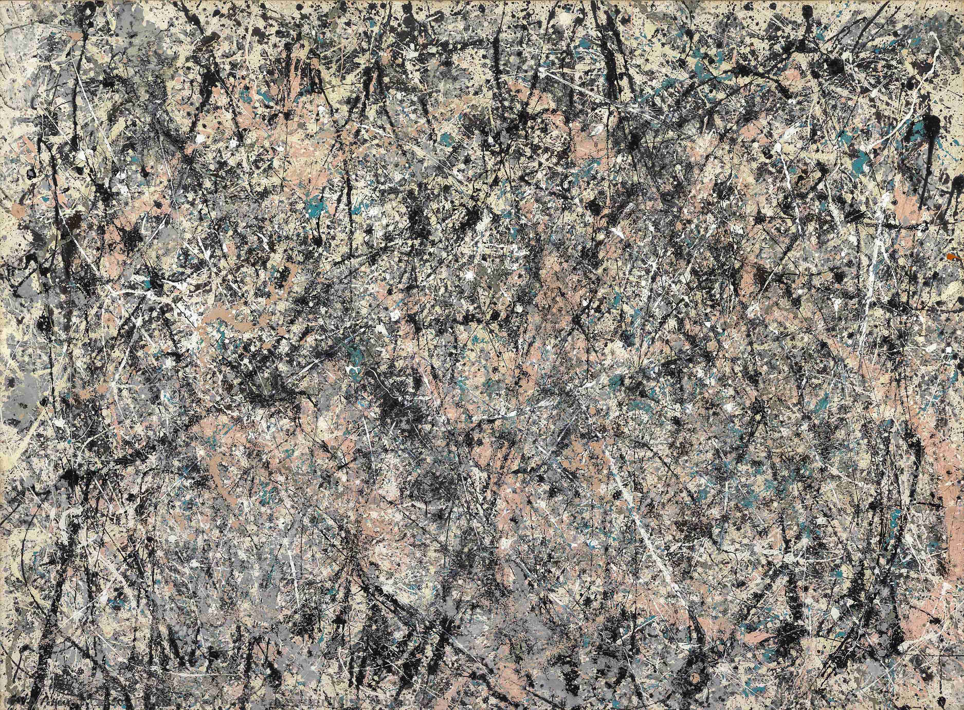 Wikioo.org - The Encyclopedia of Fine Arts - Painting, Artwork by Jackson Pollock - Lavender Mist_Number 1