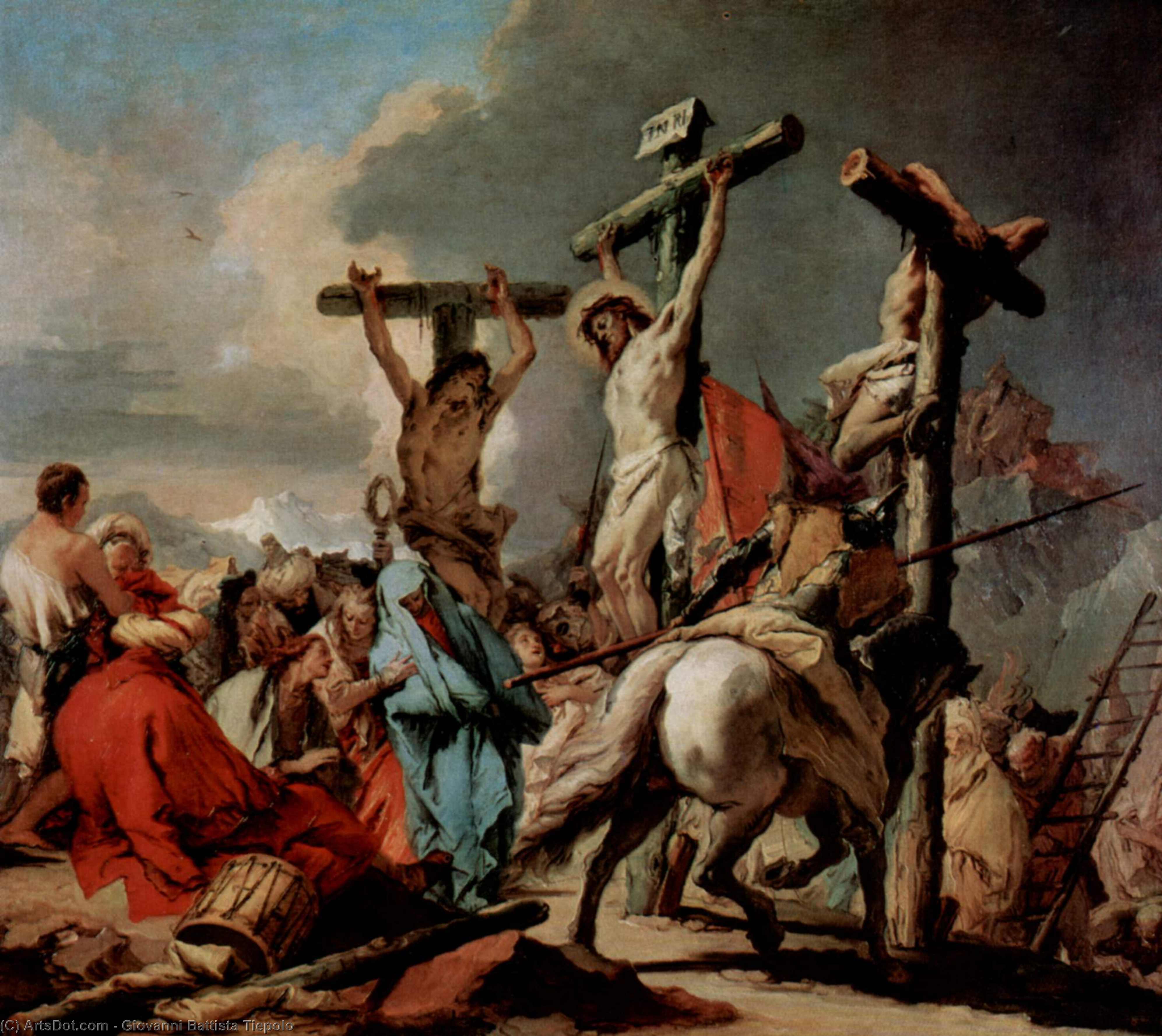Wikioo.org - The Encyclopedia of Fine Arts - Painting, Artwork by Giovanni Battista Tiepolo - Crucifixion