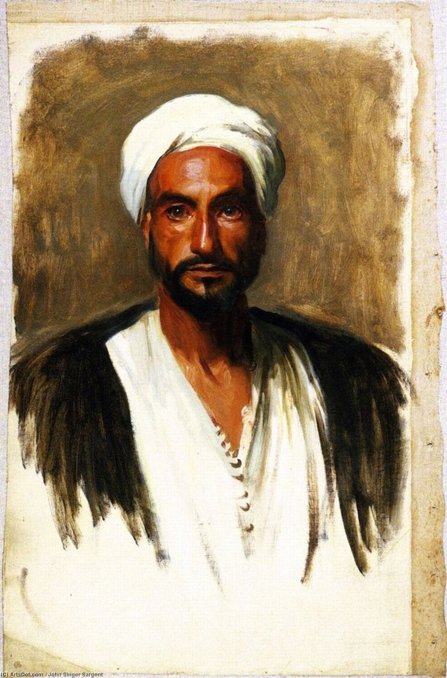 Портрет арабского юноши