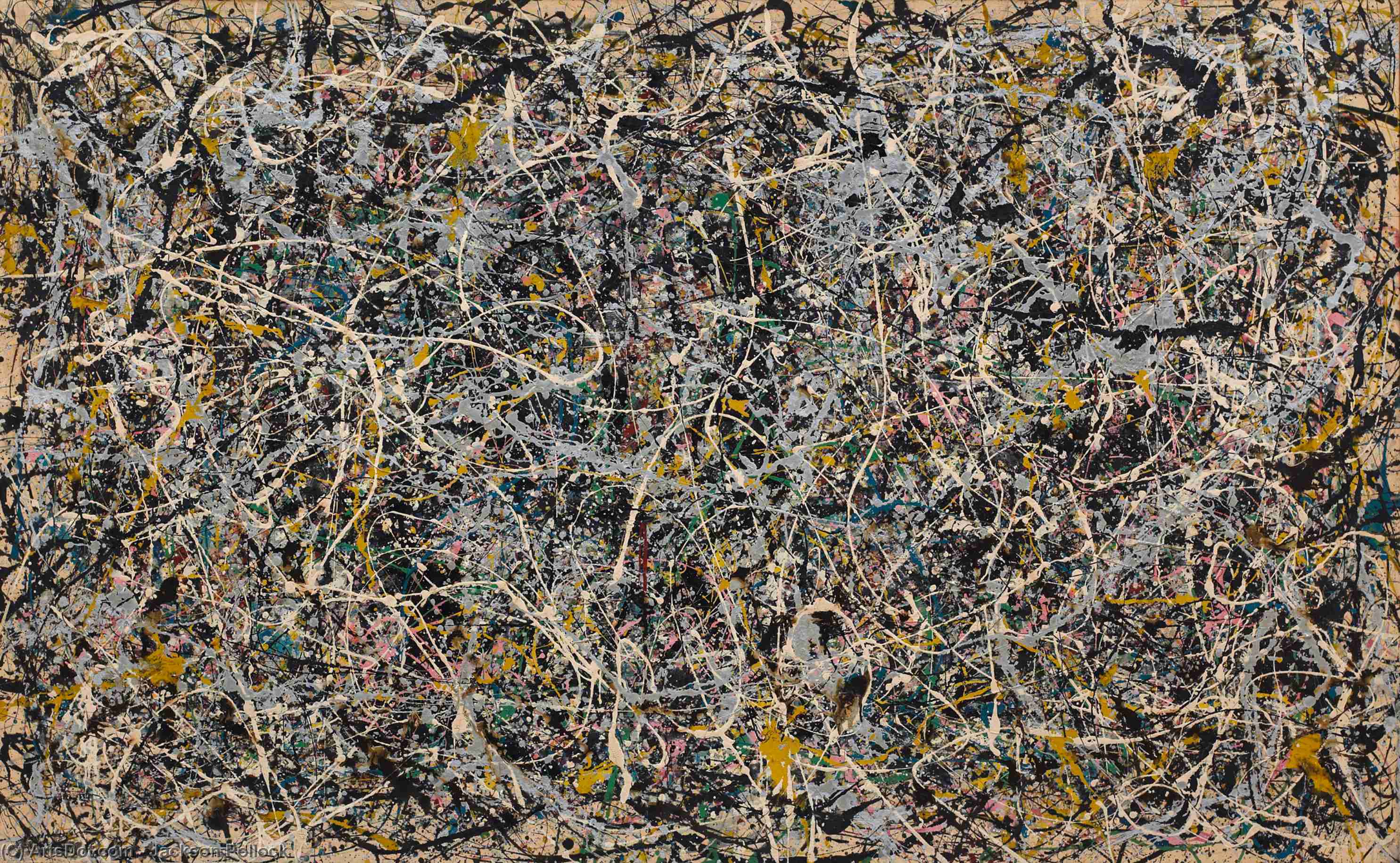 Wikioo.org - The Encyclopedia of Fine Arts - Painting, Artwork by Jackson Pollock - Number 1