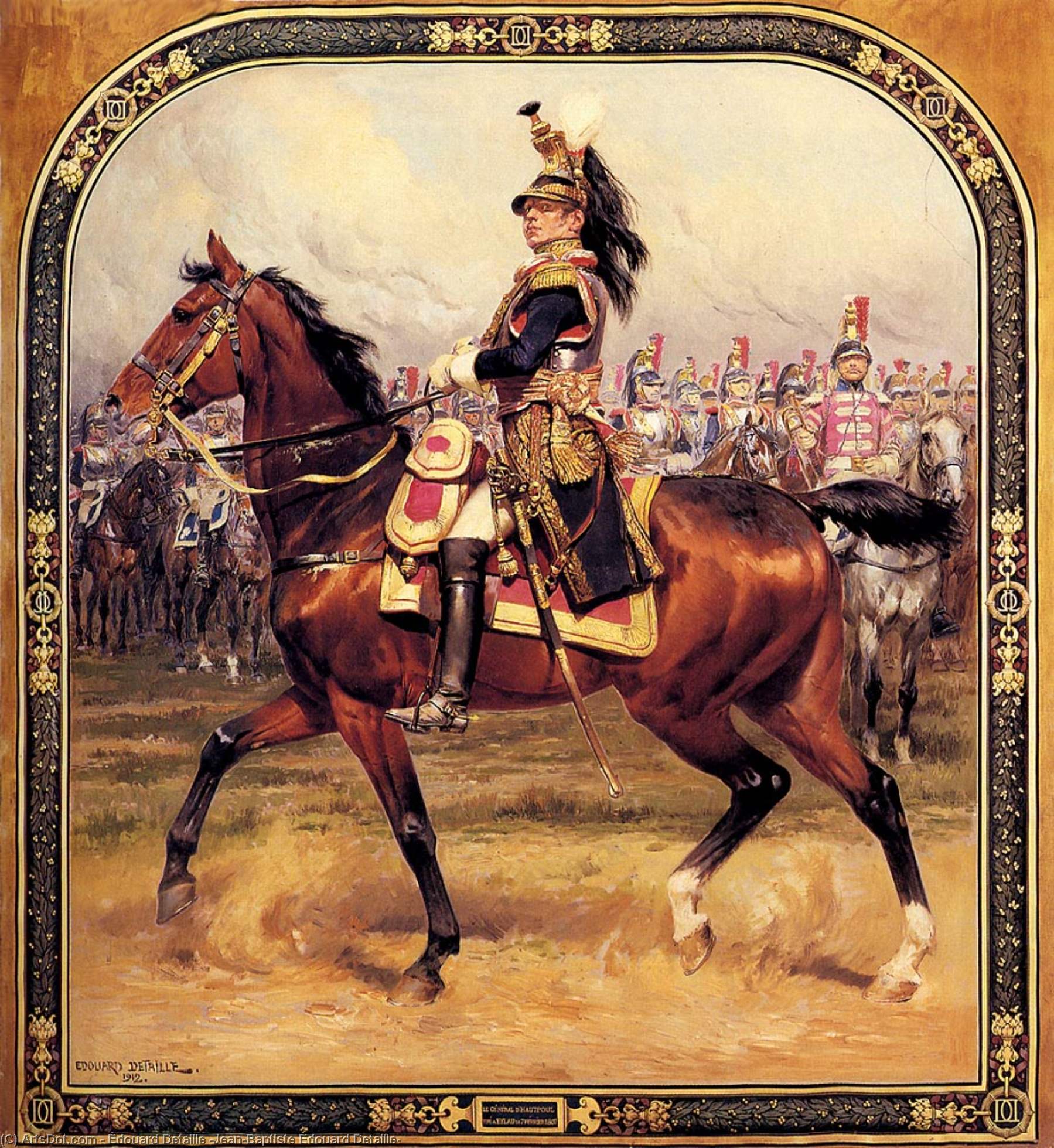 Ле кон. Кирасиры Наполеона 1812. Генерал д'Опуль.