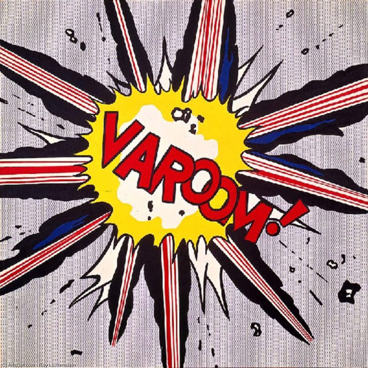 Wikioo.org - The Encyclopedia of Fine Arts - Painting, Artwork by Roy Lichtenstein - Varoom