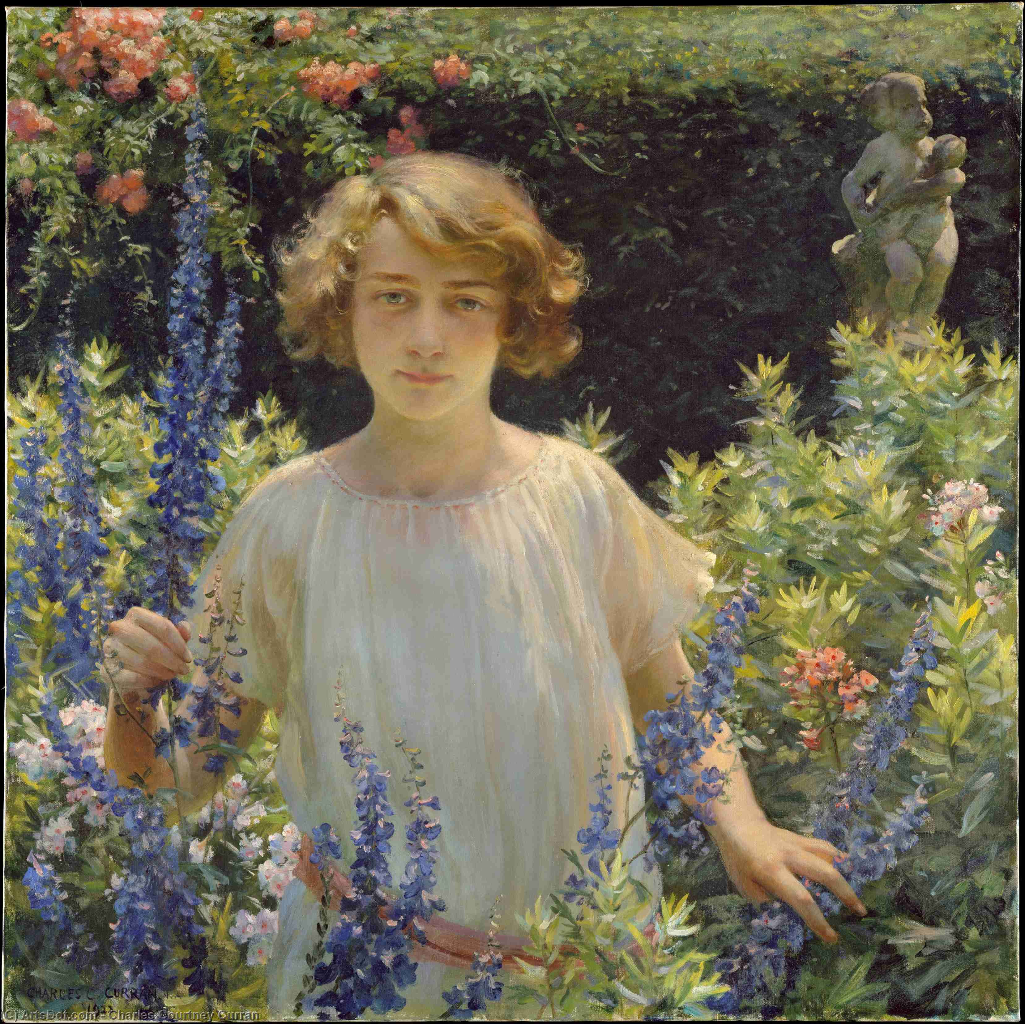 Wikioo.org - The Encyclopedia of Fine Arts - Painting, Artwork by Charles Courtney Curran - Betty Newell