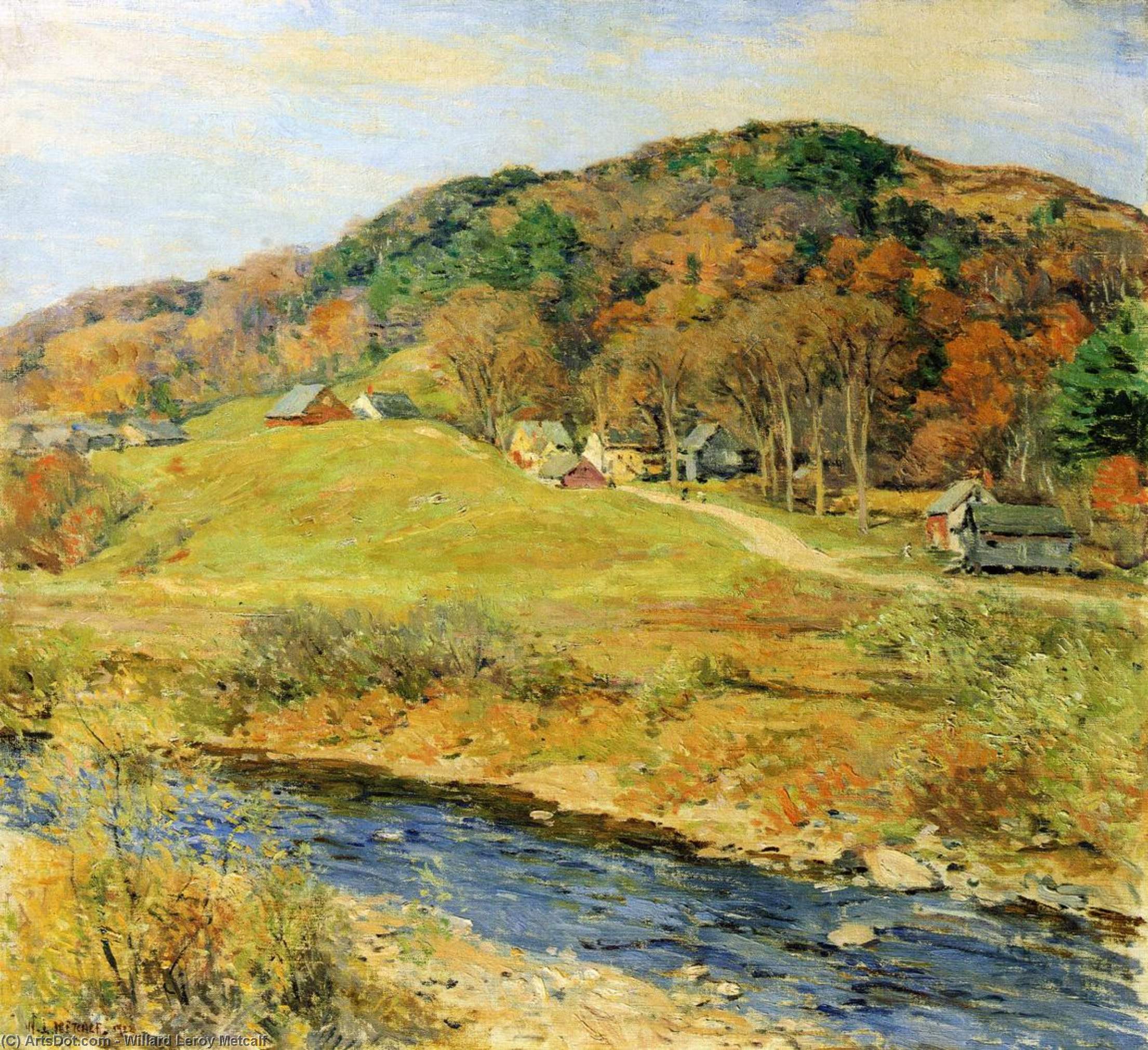 Wikioo.org - The Encyclopedia of Fine Arts - Painting, Artwork by Willard Leroy Metcalf - November Mist