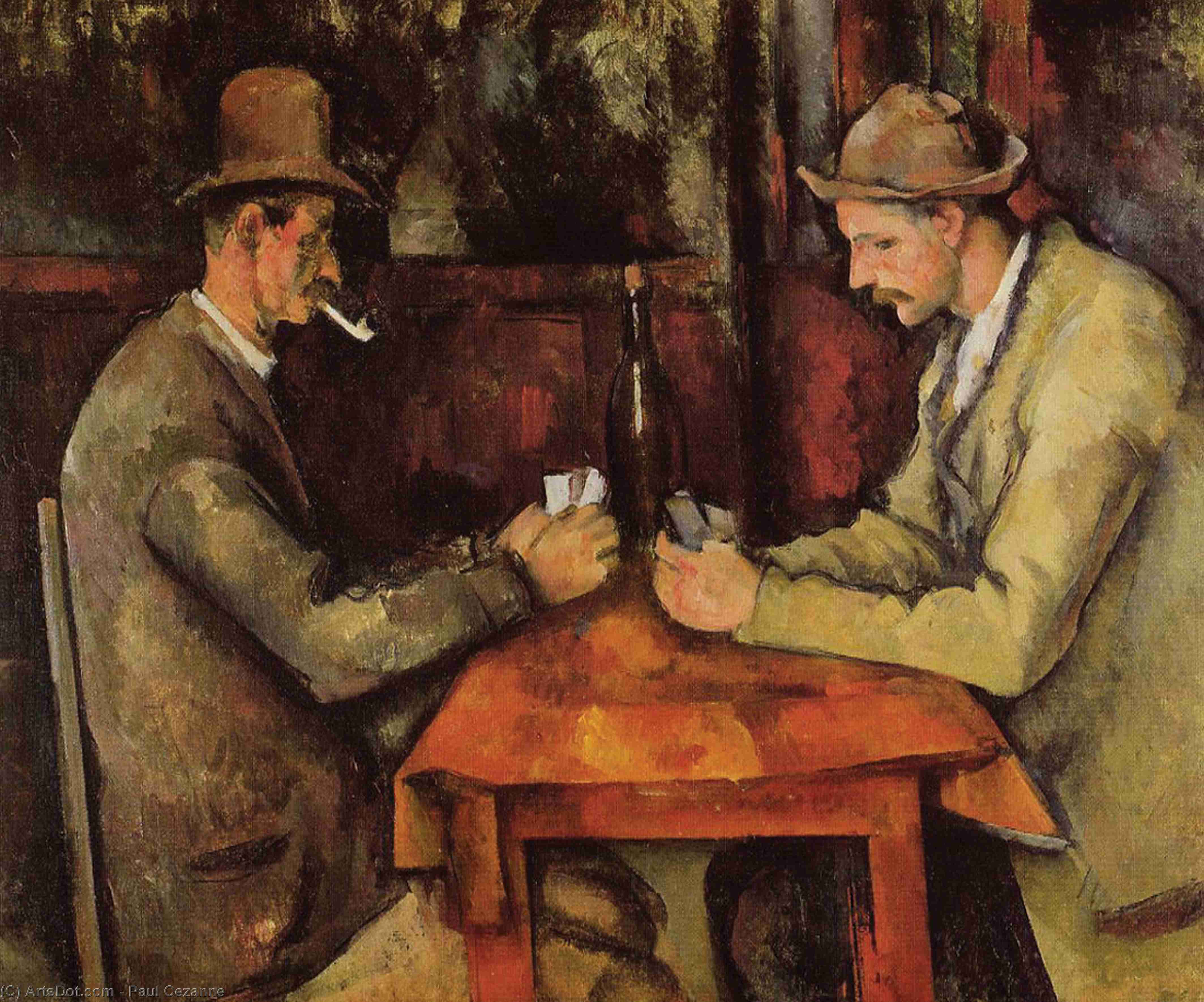 Wikioo.org - The Encyclopedia of Fine Arts - Painting, Artwork by Paul Cezanne - Cardplayers