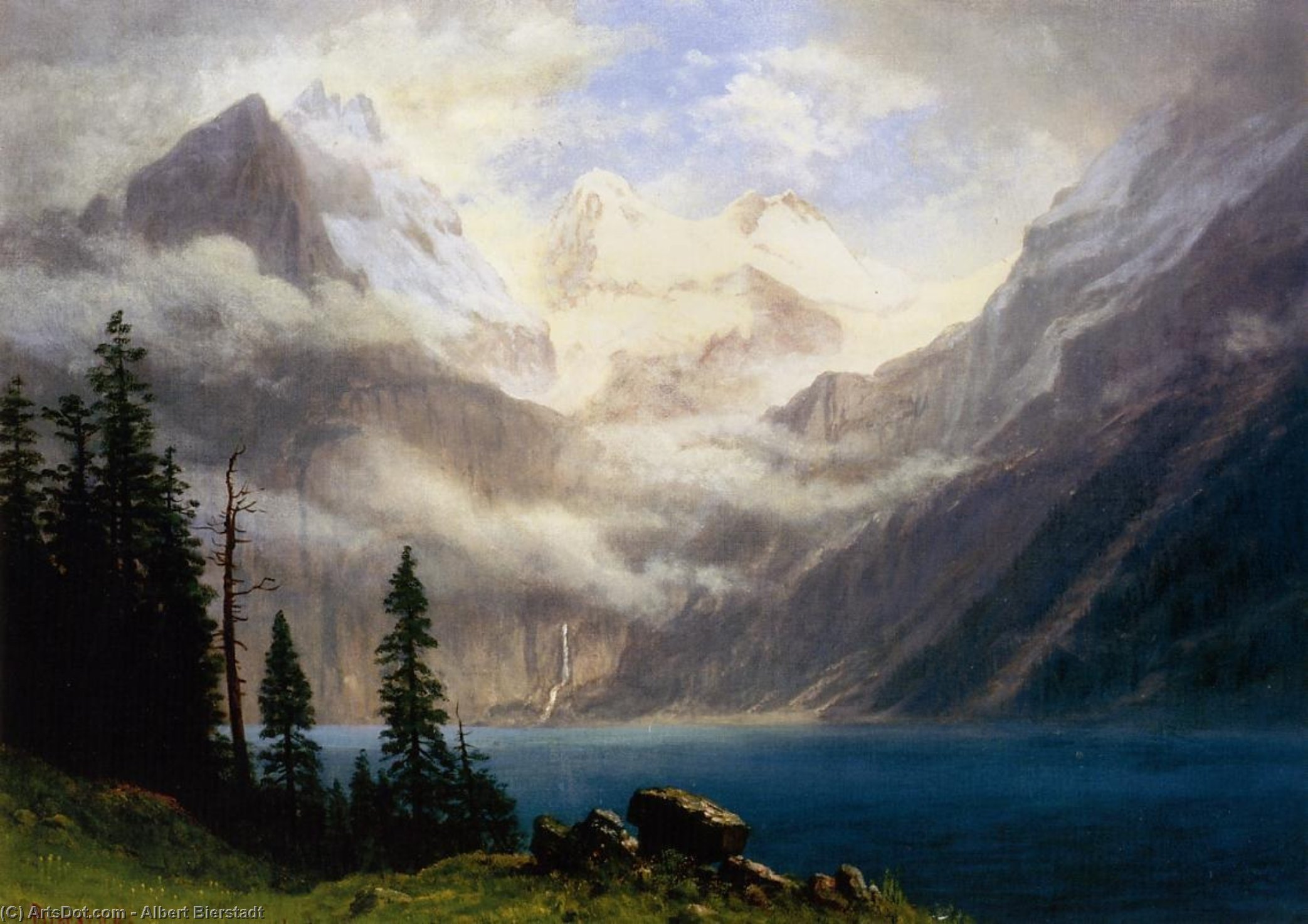 Суть пейзажа. Albert Bierstadt художник. Гора в тумане Альберт Бирштадт. Альберт Бирштадт художник. Горные пейзажи Альберта Бирштадта.