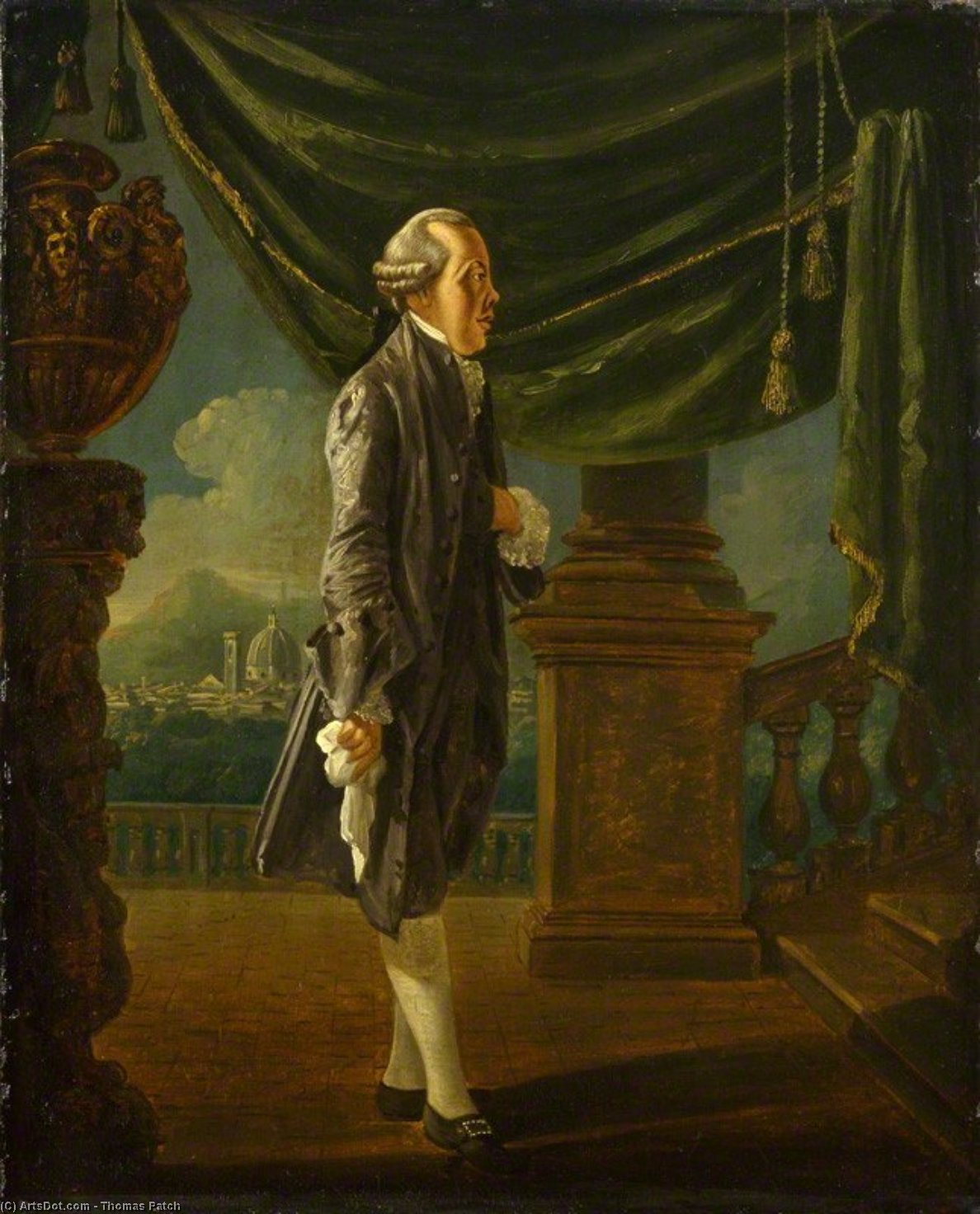 Wikioo.org - The Encyclopedia of Fine Arts - Painting, Artwork by Thomas Patch - Portrait Of John Ker, 3rd Duke Of Roxburghe