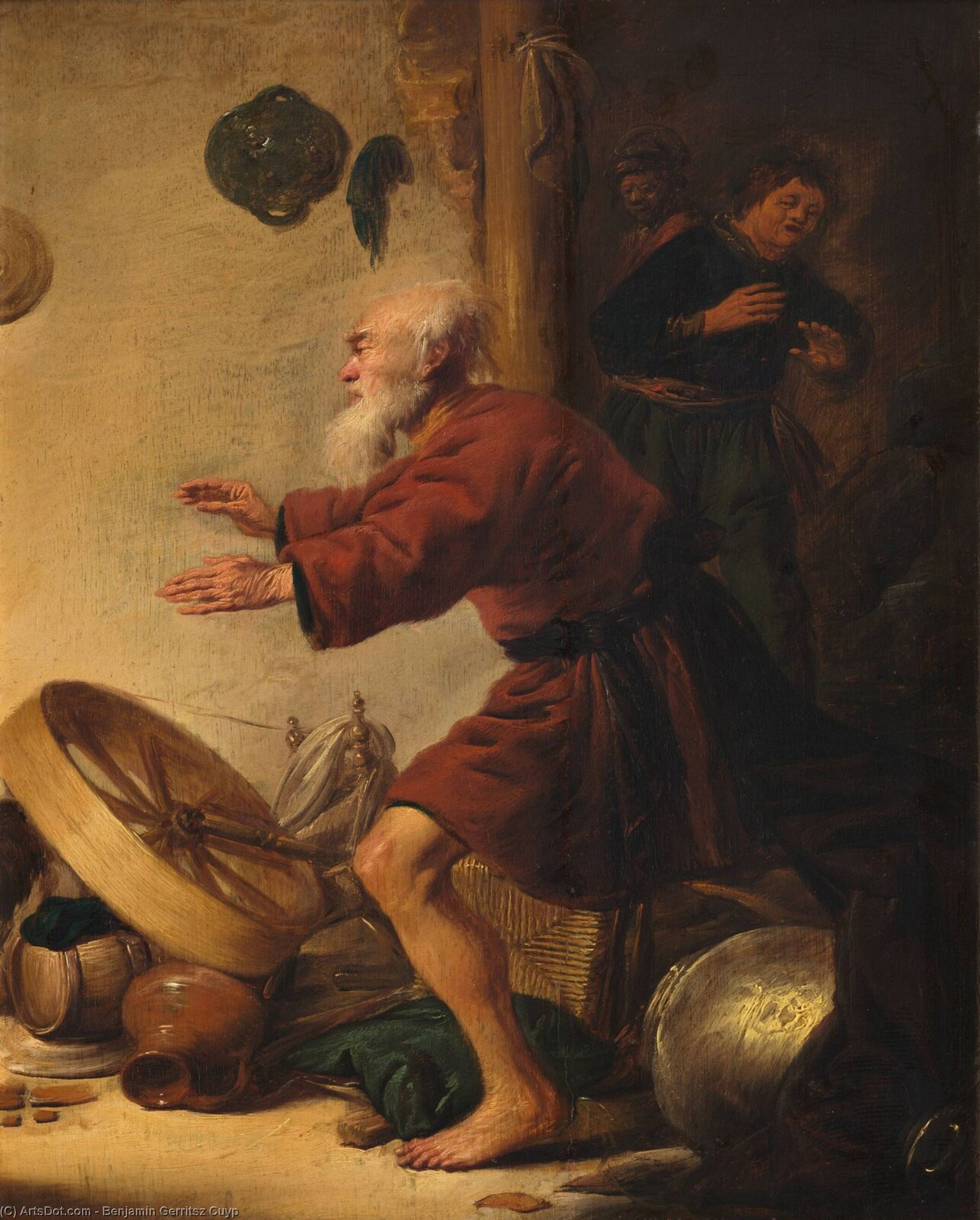 Wikioo.org - The Encyclopedia of Fine Arts - Painting, Artwork by Benjamin Gerritsz Cuyp - The blind tobit.