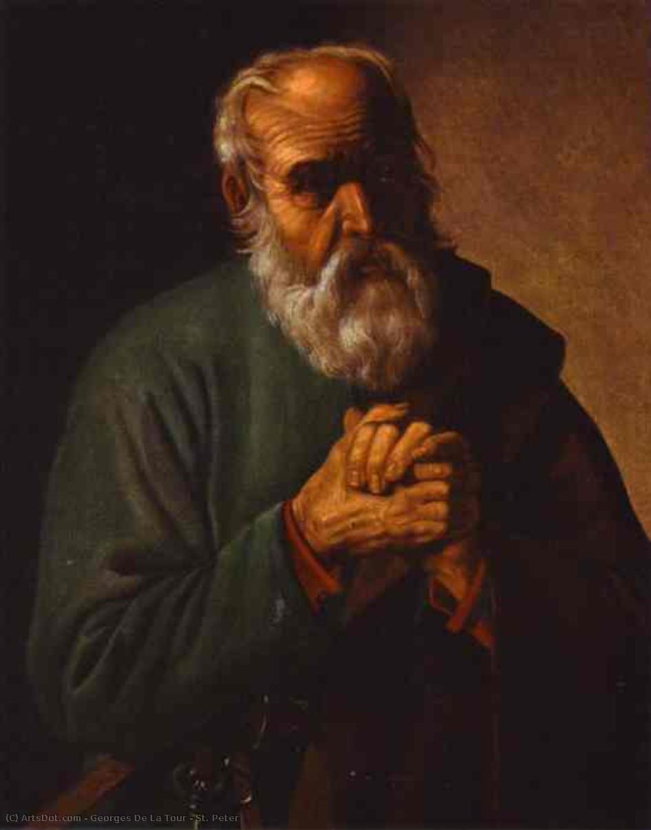  Oil Painting Replica St. Peter, 1620 by Georges De La Tour (1593-1652, France) | ArtsDot.com