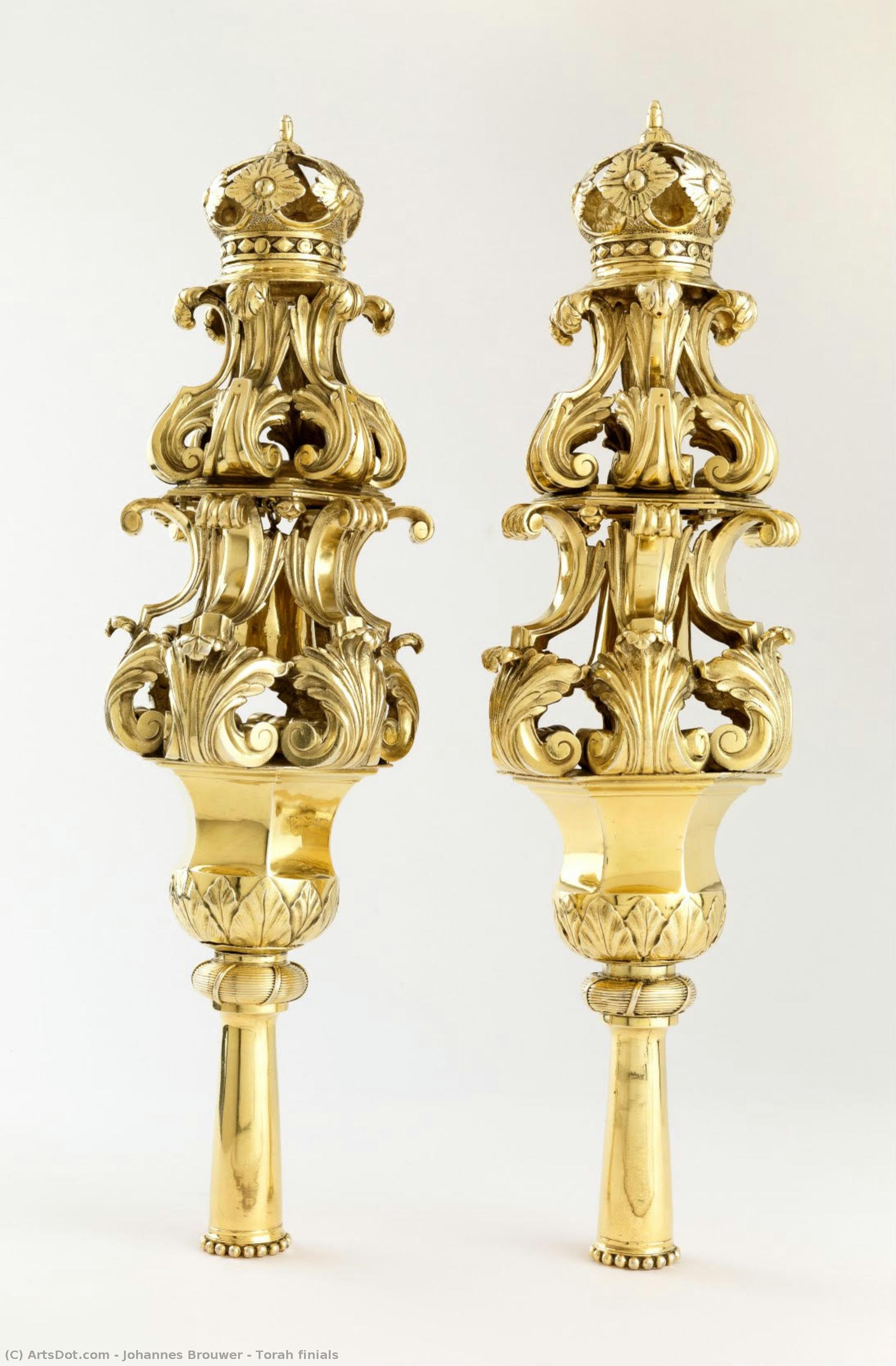  Art Reproductions Torah finials, 1780 by Johannes Brouwer (1707-1789, Netherlands) | ArtsDot.com