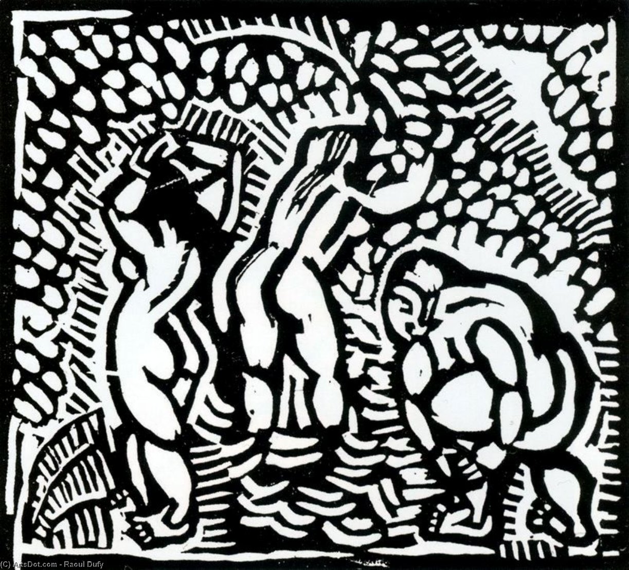 Картина 6 букв. Рауль Дюфи 1877 1953 1. Рауль Дюфи картины купальщицы. Купальщицы с черепахой Матисс. Дюфи. Большая Купальщица.