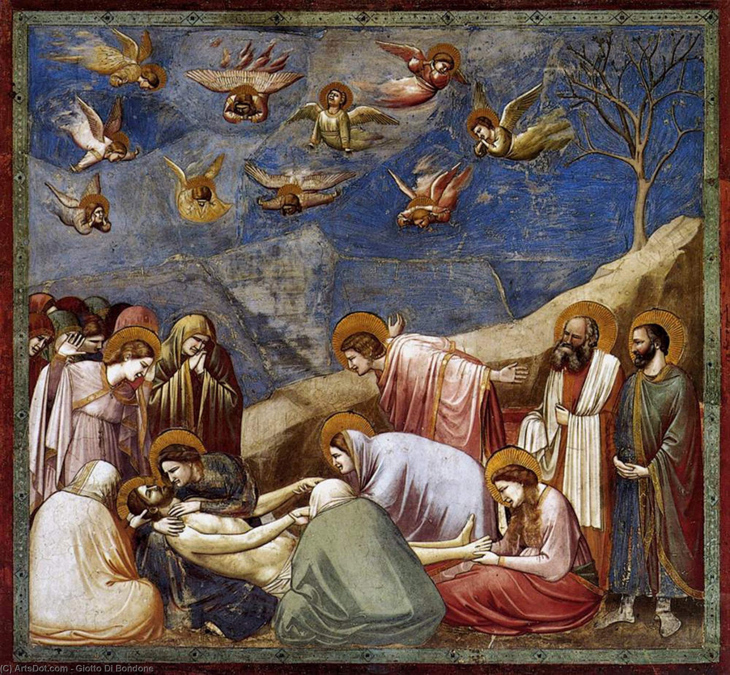 Lamentation (The Mourning of Christ) - Giotto Di Bondone | Wikioo.org ...