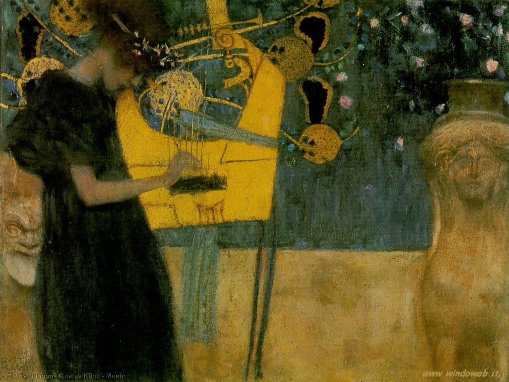 WikiOO.org - Енциклопедія образотворчого мистецтва - Живопис, Картини
 Gustav Klimt - Music