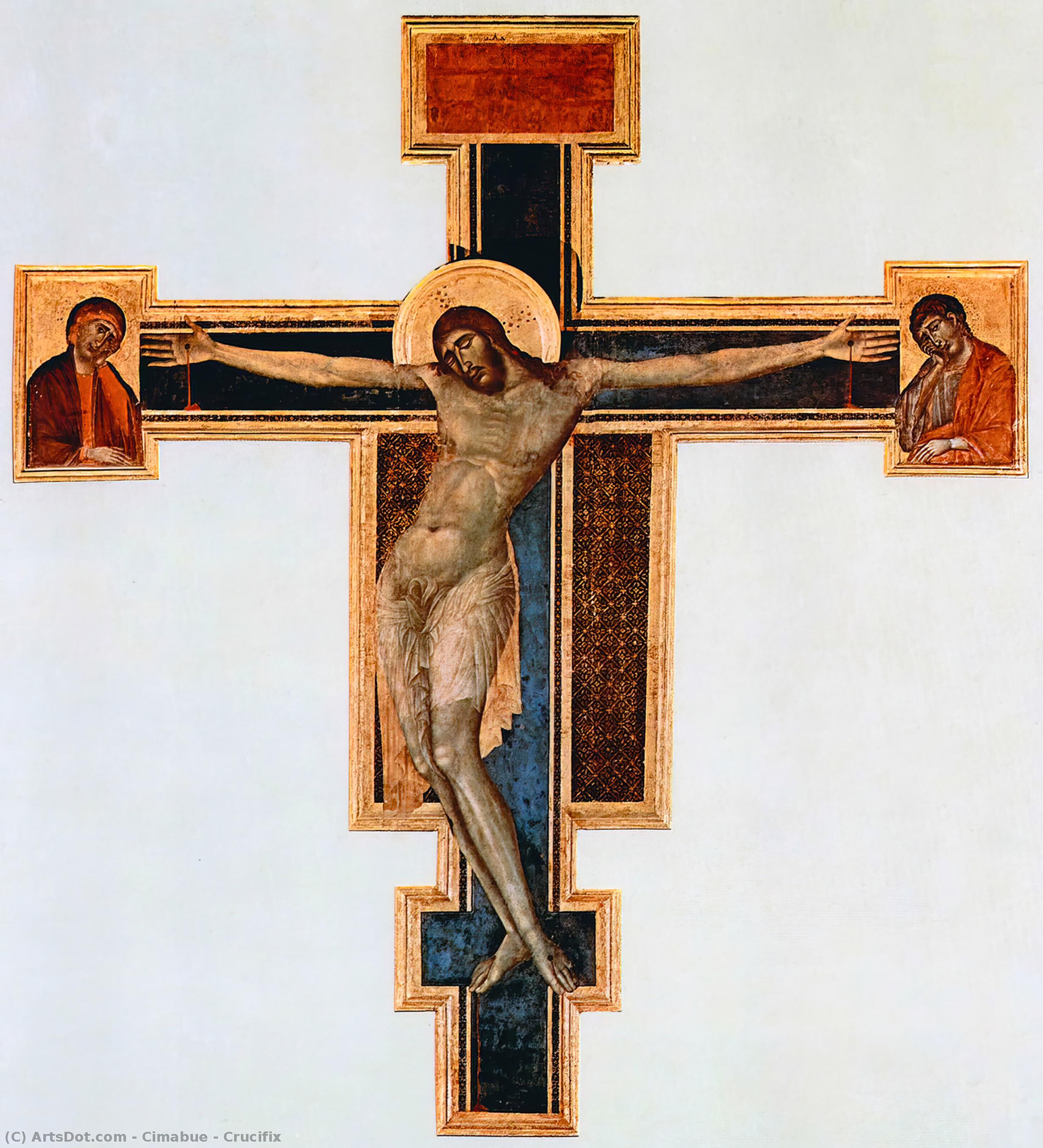 WikiOO.org - Encyclopedia of Fine Arts - Lukisan, Artwork Cimabue - Crucifix