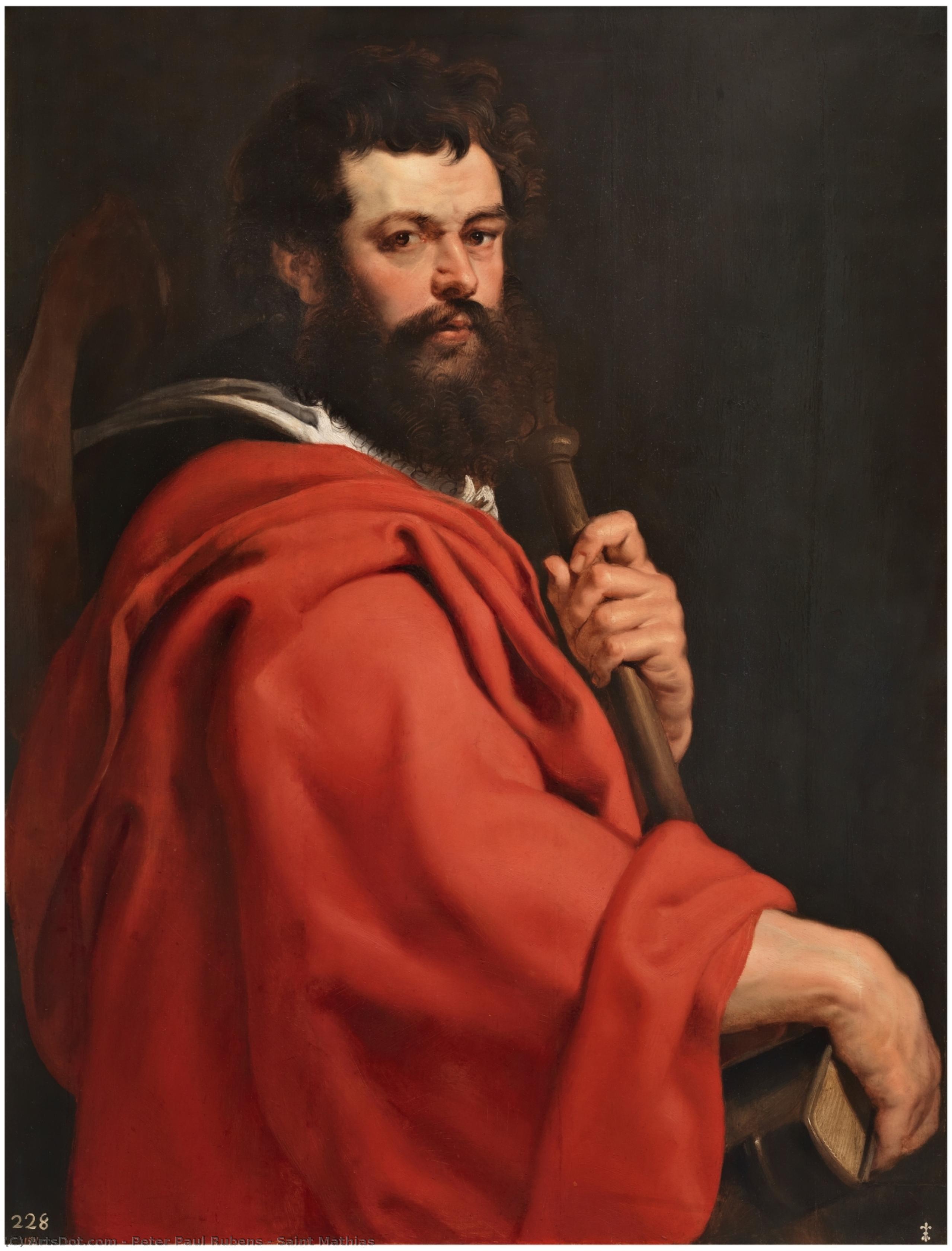  Paintings Reproductions Saint Mathias by Peter Paul Rubens (1577-1640, Germany) | ArtsDot.com