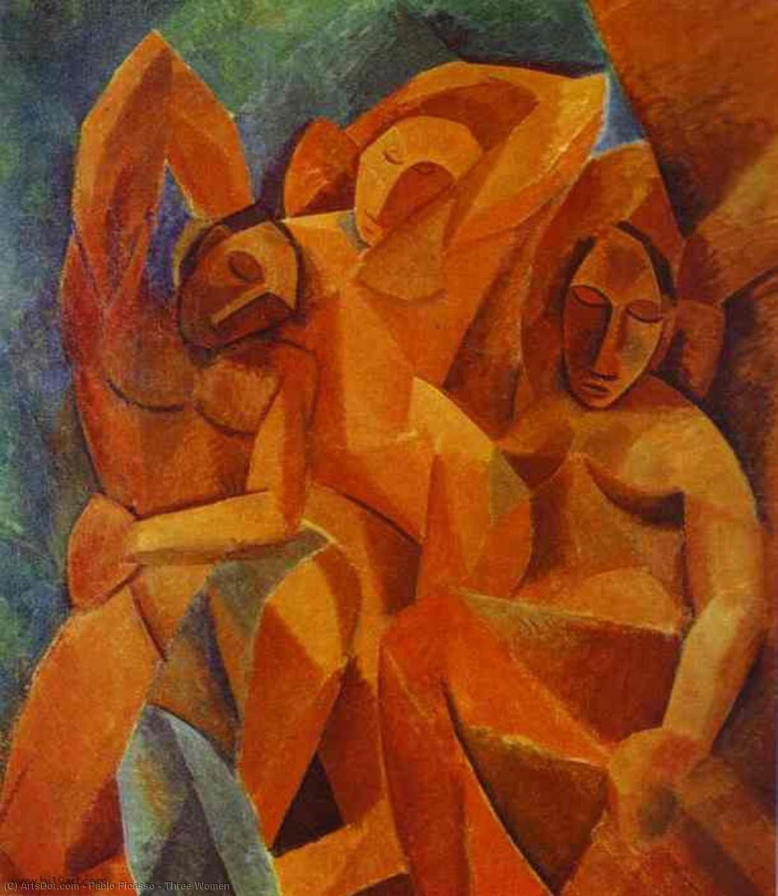 Wikioo.org - Bách khoa toàn thư về mỹ thuật - Vẽ tranh, Tác phẩm nghệ thuật Pablo Picasso - Three Women