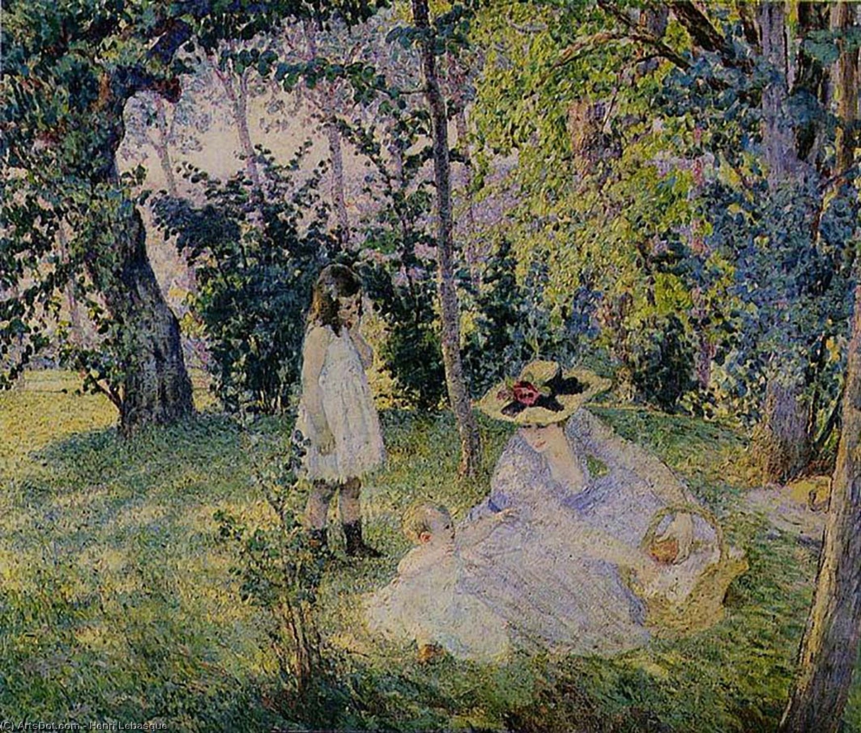 Пикник картина. Анри Лебаск художник картины. Анри Лебаск (1865 - 1937). Анри Лебаск картина в лесу. Картина художника"вечерня в лесу" Анри Лебаск Париж.