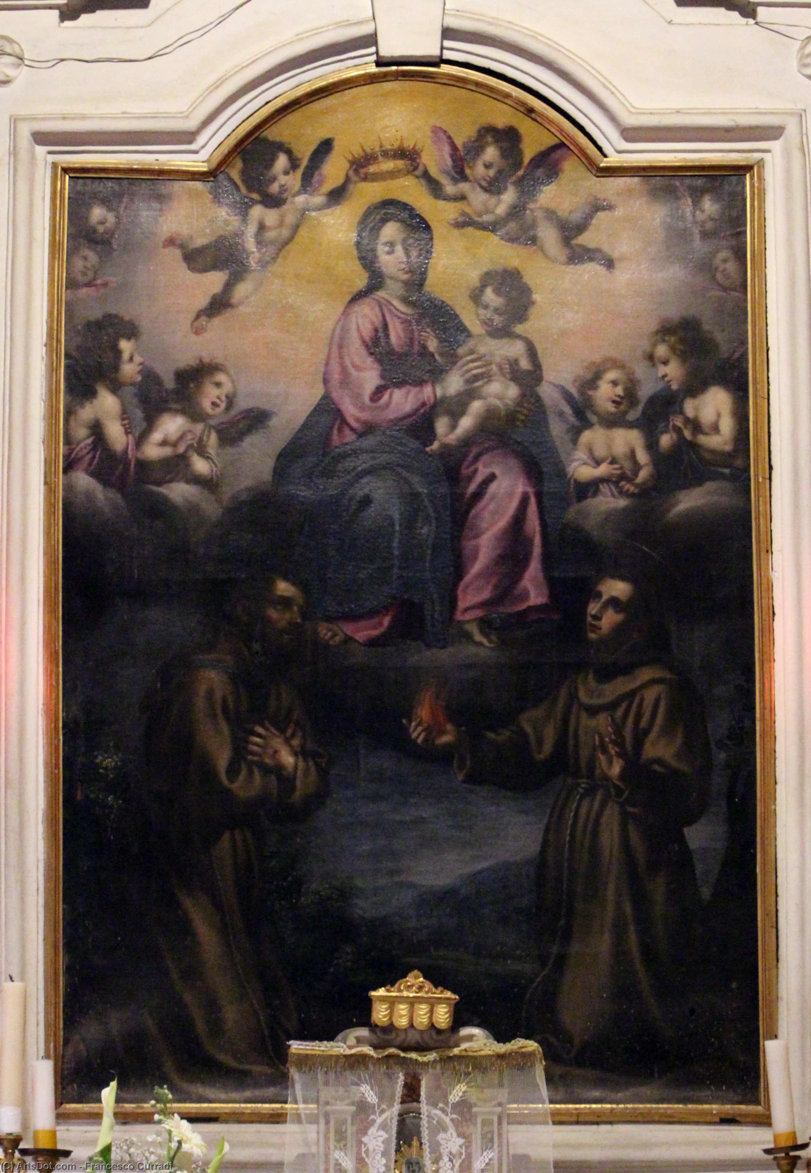 Wikioo.org - The Encyclopedia of Fine Arts - Painting, Artwork by Francesco Curradi - San Michele Arcangelo (Montevettolini)