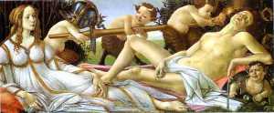 Sandro Botticelli - Venus and Mars - (buy paintings reproductions)
