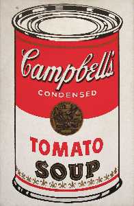 Campbell'S lata de sopa ( tomate )