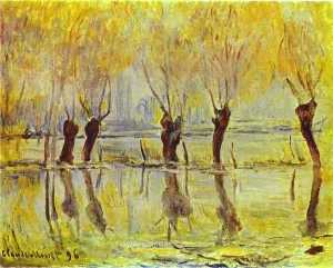 Claude Monet - Flood at Giverny