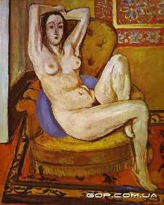 Henri Matisse - Nude on a Blue Cushion
