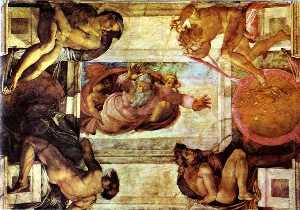 Michelangelo Buonarroti - The Separation of Land and Water