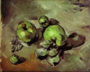 Paul Cezanne - Green Apples