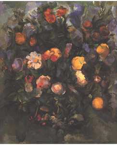 Paul Cezanne - Vase of Flowers
