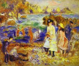Pierre-Auguste Renoir - Children on the Beach of Guernesey