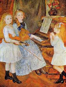 Pierre-Auguste Renoir - The Daughters of Catulle Mendes