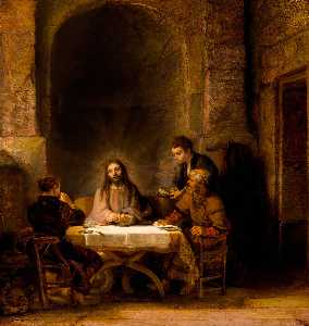 Rembrandt Van Rijn - The Supper at Emmaus