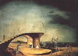 Salvador Dali - The Broken Bridge and the Dream, 1945