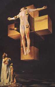 Crucifixion ('Corpus Hypercubus'), 1954