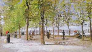 Vincent Van Gogh - Lane at the Jardin du Luxembourg