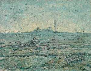 Plough and the Harrow after Millet, The