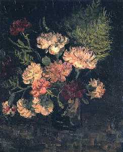 Vincent Van Gogh - Vase with Carnations