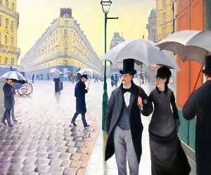Gustave Caillebotte - Paris street, Rainy Day