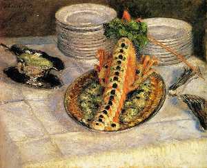 Gustave Caillebotte - Still Life with Crayfish