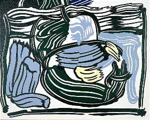 Roy Lichtenstein - Two Green Apples