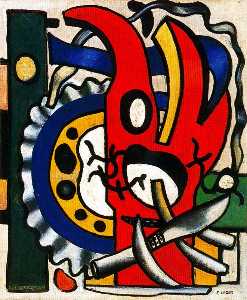 Fernand Leger - Composition with knife
