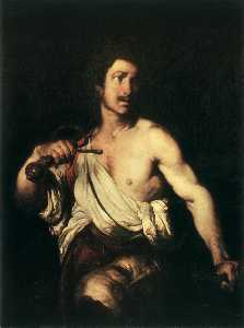 Bernardo Strozzi - David with the Head of Goliath