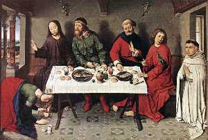 Dieric The Younger Bouts - Christ in the House of Simon