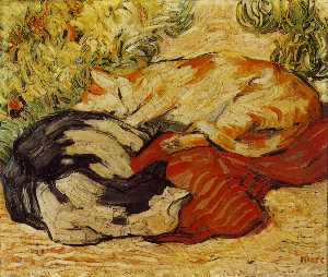 Franz Marc - Cats on a Red Cloth