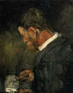 James Ensor - Willy Finch dessinant