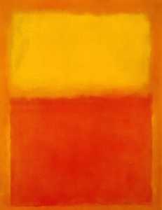 Mark Rothko (Marcus Rothkowitz) - Orange and yellow