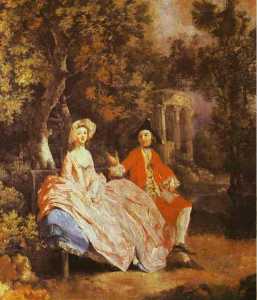 Self-Portrait with His Wife, Margaret (probably)