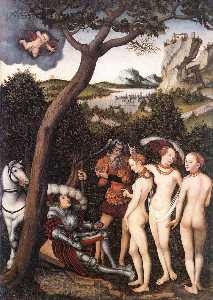 Lucas Cranach The Elder - The Judgment of Paris 1