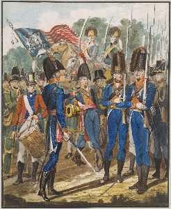 Members of the City Troop and Other Philadelphia Soldiery